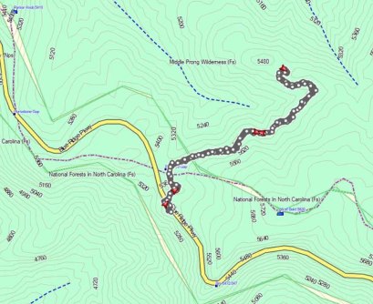 Mt Hardy Trail Map